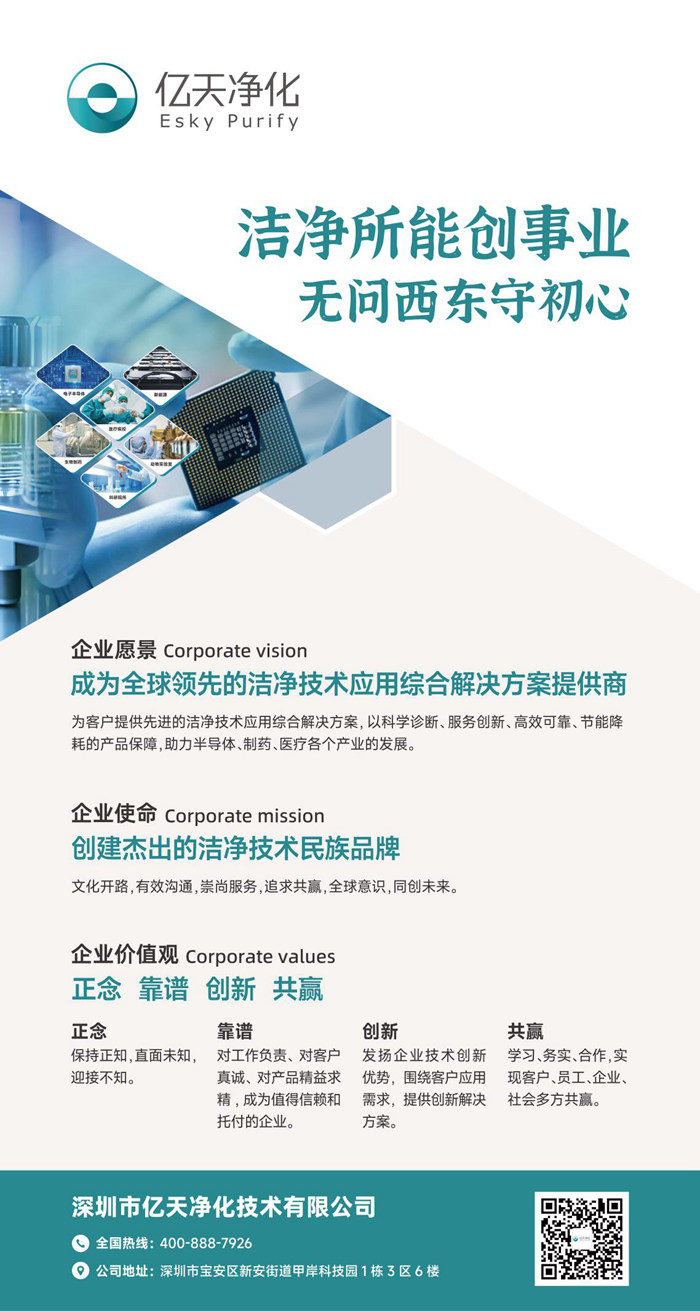 潔凈所能創(chuàng)事業(yè)，無問西東守初心！億天凈化企業(yè)文化煥新升級！