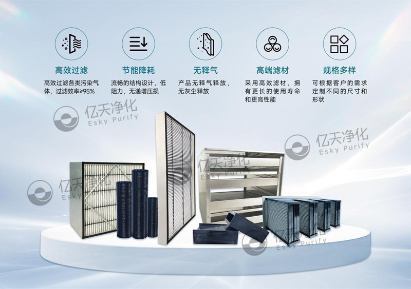 化學(xué)過濾器主要性能指標